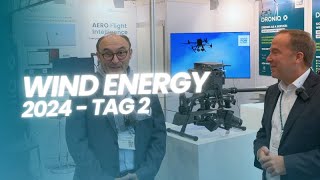 WindEnergy Hamburg  Tag 2 am Droniq amp Aero Enterprise Stand [upl. by Marvel177]