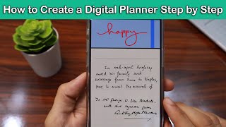 How to Create a Digital Planner Step by Step [upl. by Corine]