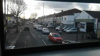 Bristol bus no 2 from Henbury to Park Street [upl. by Eimma]