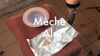 Tuto coiffure meches aluminium [upl. by Naaman52]