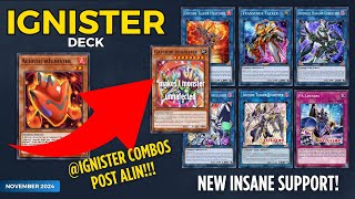 LEARN HOW TO PLAY WITH THE IGNISTER DECK 2024 POST ALIN COMBO VIDEO NOVEMBER 2024 [upl. by Yhtir]