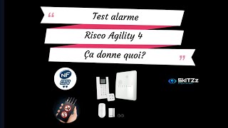 Je teste une alarme Risco Agility 4 en présence dun brouilleur donde alarme nfa2p radio bi bande [upl. by Gracye764]