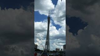 Stunning View of Canton Tower Guangzhou guangzhoucity cantontower chinatravel guangdong travel [upl. by Anna]