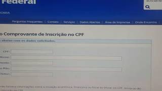 COMO TIRAR 2 VIA DO CPF ERRO NO TITULO [upl. by Panther]