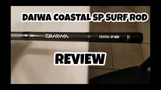 DIAWA COASTAL SP SURF ROD 106 REVIEW SURF ROD REVIEW [upl. by Kerby]