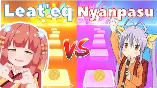 Tokyo  Leateq VS Renge Miyauchi  Nyanpasu  Tiles Hop [upl. by Wilone]