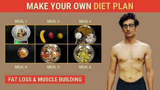 Make Your Own Diet Plan Fat LossMuscle Building [upl. by Eelsnia977]