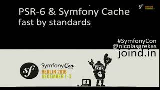 SymfonyCon Berlin 2016  Nicolas Grekas  PSR6 amp Symfony Cache fast by standards [upl. by Rider]