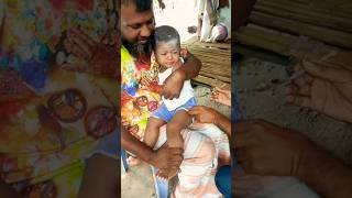 cute baby injection video  crying injection funny video shorts yt [upl. by Sioled312]