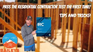 How To Pass The General Contractor License Exam THE FIRST TIME [upl. by Rosenblum]