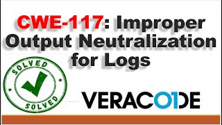 How to fix veracode cwe 117 improper output neutralization for logs in java [upl. by Stepha]