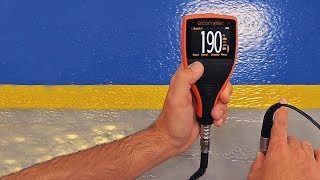 Measure Coatings on Concrete using the Elcometer 500 Coating Thickness Gauge [upl. by Demetrius893]