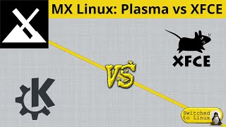 MX Linux Plasma vs XFCE  DistroWars [upl. by Wilbur632]