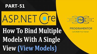 51  How To Bind Multiple Models With A Single View In ASPNET Core MVC  View Models HindiUrdu [upl. by Imoen]