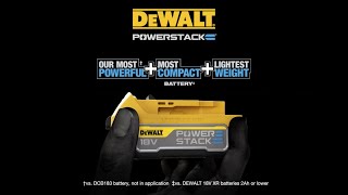 DEWALT POWERSTACK Battery Technology [upl. by Adlin]