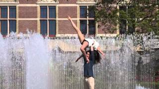 Ballet in fontein Rijksmuseum Amsterdam [upl. by Eldnek265]