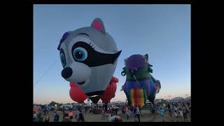 Albuquerque New Mexico  Albuquerque International Balloon Fiesta Evening Session 1 [upl. by Nyrat19]