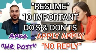 Get your RESUME SHORTLISTED by HR amp ATS Screening How to Write A Resume Freshers amp Experienced [upl. by Haskell]