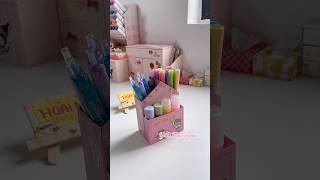 diy pen box from toothpaste box diy craft shorts shortvideo [upl. by Adyol131]