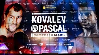 Kovalev and Pascal WeighIn [upl. by Wootan]