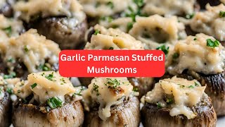 Delicious Garlic Parmesan Stuffed Mushrooms Recipe [upl. by Ebby]