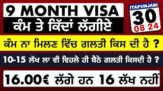 ਕੰਮ ਕਿੱਦਾਂ ਮਿਲ ਸਕਦਾ ਹੈ  9th month Italy Work Visa  Decreto Flussi Stagionali 202320242025 [upl. by Yhtak179]