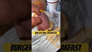 reviewing Burger King’s breakfast🤔 BURGERKING shorts foodie fastfood [upl. by Nednerb]