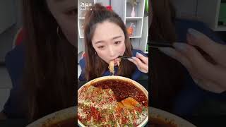 Who love this spicy Mukbang ASMR 😜 edits [upl. by Nelson]