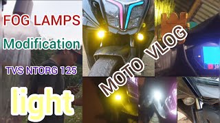 fog lamp modification tvs ntorg 125  👃👃👍👍👍👍 [upl. by Eugatnom147]