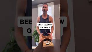 Beef tallow on your face Yes please 🥩 beeftallowgrassfedbeeftallow [upl. by Vaclav]