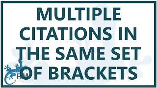 Endnote two or more intext citations in the same set of brackets [upl. by Erdnoed]