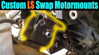 DIY Custom LS Swap Motor Mounts For Any 7293 Dodge Truck  Ls Swapped Dodge  NW Ep39 [upl. by Akimrej431]