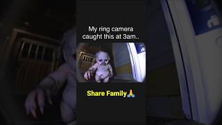 My ring camera caught this at 3am  Part 3 shorts caughtoncamera creepy horror ringcamera [upl. by Cammi]