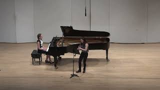 Amanda Harberg Sonata for Clarinet and Piano Elena Collins amp Beth Christensen [upl. by Ettegdirb]