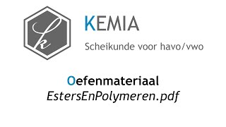 Oefenmateriaal EstersEnPolyesterspdf [upl. by Aramot124]