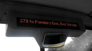 279 to Ponders End Bus Garage Short Journey [upl. by Ericksen722]