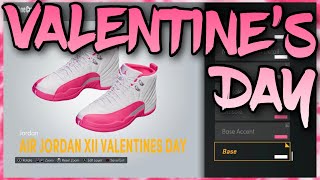 HOW TO MAKE Air Jordan 12 quotValentines Dayquot IN NBA 2K22 NBA 2K22 Shoe Creator [upl. by Whetstone]