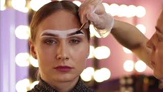 HOW TO  Brow Henna Tutorial with Mayamy Russia [upl. by Ahsinrat]