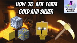 How to AFK farm Gold and Silver High Realms  ROBLOX [upl. by Lodmilla]