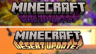 MINECRAFT 121 END UPDATE Vs DESERT UPDATE [upl. by Marybella]