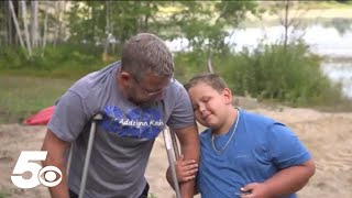 8yearold boy saves fathers life [upl. by Zwart]