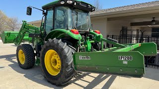 John Deere 5125R getting some driveway work done [upl. by Templa]