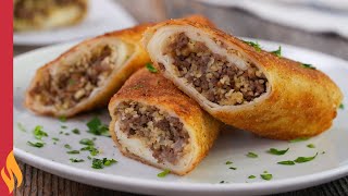 İÇLİ KÖFTE BÖREĞİ 💯 Kapış Kapış Giden Efsane Börek 🤩 [upl. by Borrell]