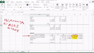 Two Way ANOVA in Excel Part 2 [upl. by Vogeley]