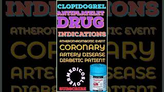 CLOPIDOGREL  ANTIPLATELET DRUG [upl. by Hewitt326]