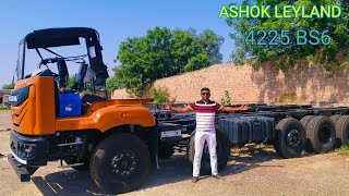 Ashok Leyland 4225 14 Tyre Sleeper Cabin BS6 2023 Model  Ashok Leyland Trucks  Detailed Walkaround [upl. by Ainola]