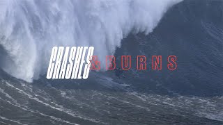 The Greatest Wipeouts From Nazaré  SURFER  Crashes and Burns [upl. by Eniretac841]