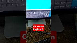 How to enable on screen keyboard onscreenkeyboard shortcutkeys computertricks digiuni asmr [upl. by Laamak]