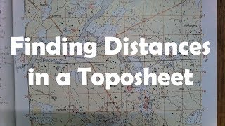 Finding distances in a Toposheet  What is scale  ICSE Geography [upl. by Blynn]