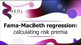 FamaMacBeth regression explained calculating risk premia Excel [upl. by Annaierb]